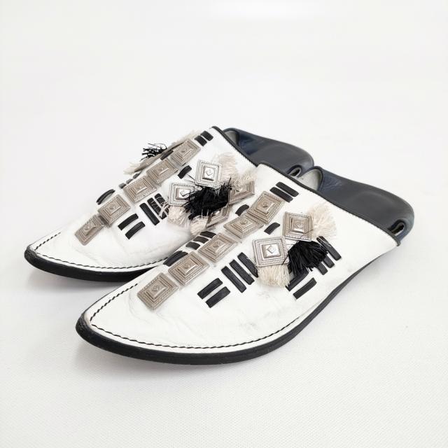 TOGA スタッズ サイズ36 スリッポン ホワイト レディース トーガ【中古】5-0607M◎