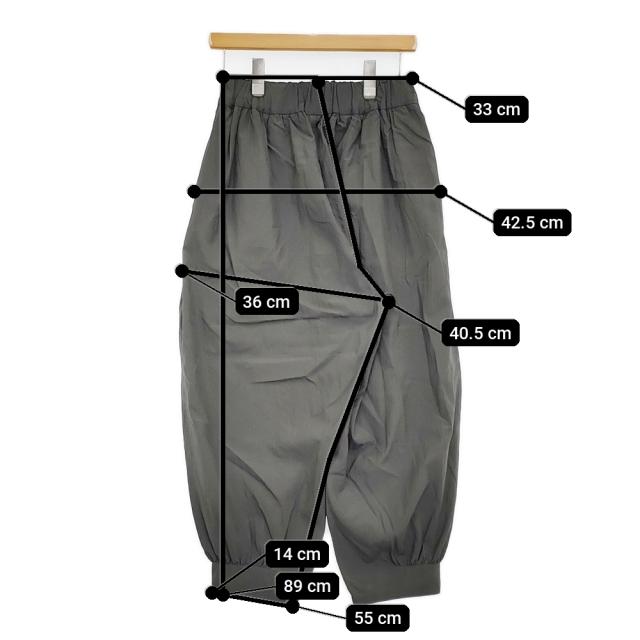 NO CONTROL AIR ヴィスコースライトポプリンアラジンパンツ パンツ