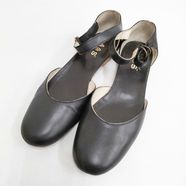 ARTS&SCIENCE アンクルストラップパンプス サイズ23.5cm 073-L910-886  パンプス ブラック レディース アーツ&サイエンス【中古】4-1211G◎の通販は