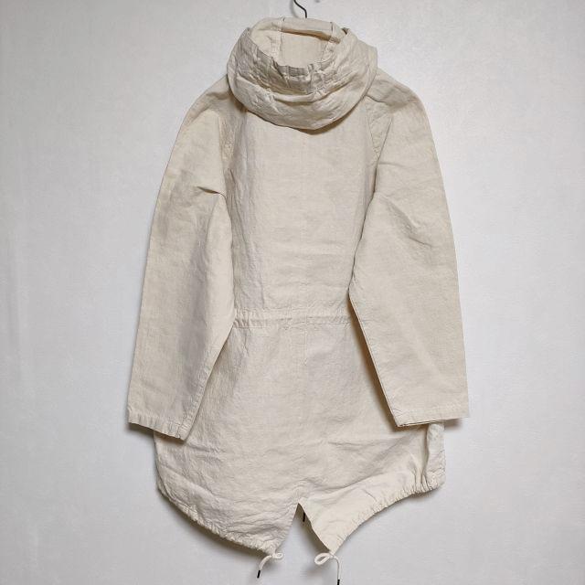 OUTIL 新品 MANTEAU BIDOS H.M Vintage Bed Linen 2 M-51 フィールドパーカー モッズコート 23SS エクリュ メンズ ウティ【中古】4-0225M∞#_1
