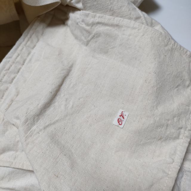 OUTIL 新品 MANTEAU BIDOS H.M Vintage Bed Linen 2 M-51 フィールドパーカー モッズコート 23SS エクリュ メンズ ウティ【中古】4-0225M∞#_3