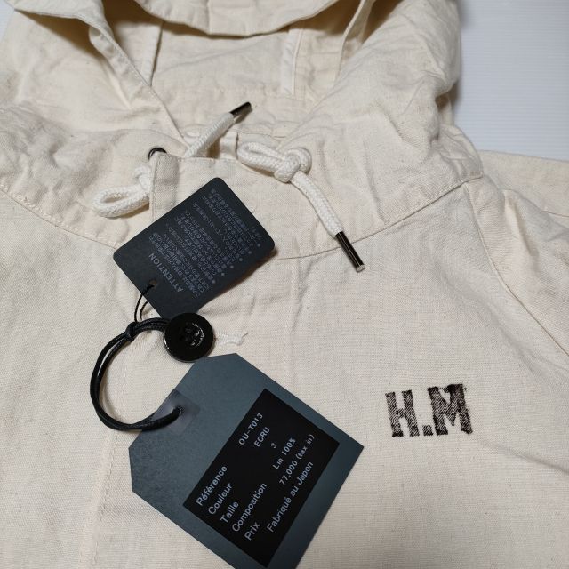 OUTIL 新品 MANTEAU BIDOS H.M Vintage Bed Linen 3 M-51 フィールド