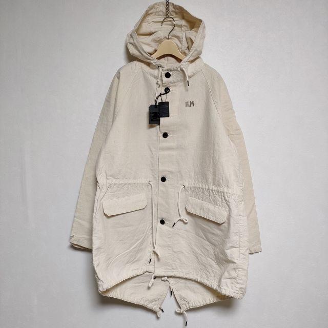 OUTIL 新品 MANTEAU BIDOS H.M Vintage Bed Linen 4 M-51 フィールドパーカー モッズコート 23SS エクリュ メンズ ウティ【中古】4-0225M∞#の通販は