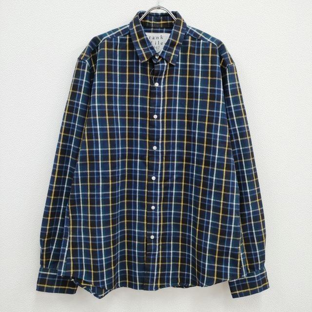 Frank&Eileen Finbar GYBF Checked Shirt 定価36300円 3620700051 ロンハーマン購入 長袖シャツ フランクアンドアイリーン【中古】3-0924T♪