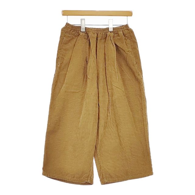 R&D.M.Co- リネンコットン コーデュロイイージー パンツ マスタード レディース オールドマンズテーラー【中古】5-0416M∞
