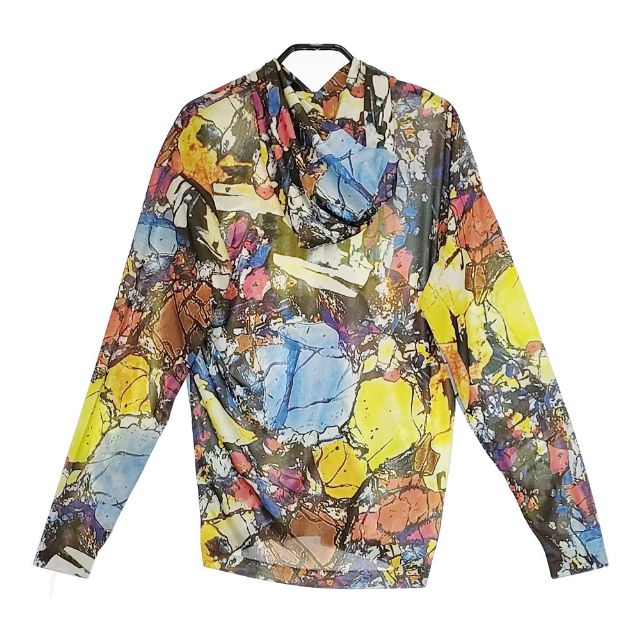 ISSEY MIYAKE - ISSEY MIYAKE I.S. SPACE 総柄 プリント ポリエステルパーカー is14-jk010 パーカー マルチカラー レディース イッセイミヤケ【中古】5-0104M∞ ISSEY MIYAKE I.S. SPACE 総柄 プリント ポリエステルパーカー