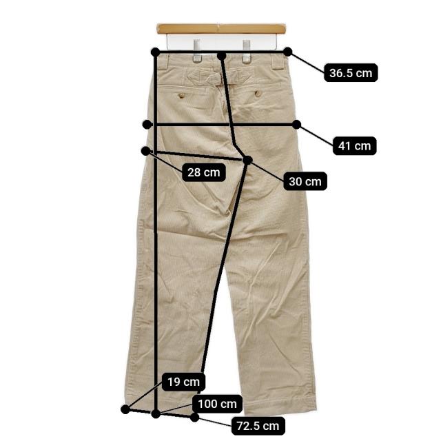 NOMBRE IMPAIR ノンブルアンペール センタープレスパンツ 04-203-5