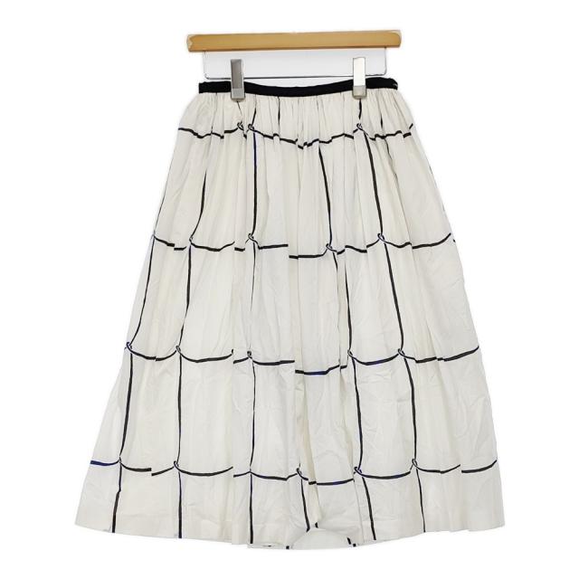 mina perhonen ws5068 ribbon frame サイズ36 コットンシルク ギャザー