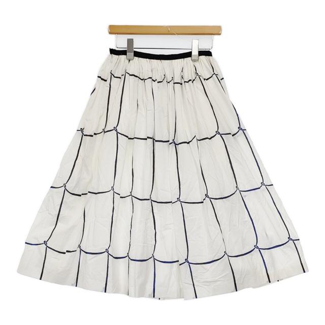 mina perhonen ws5068 ribbon frame サイズ36 コットンシルク ギャザー