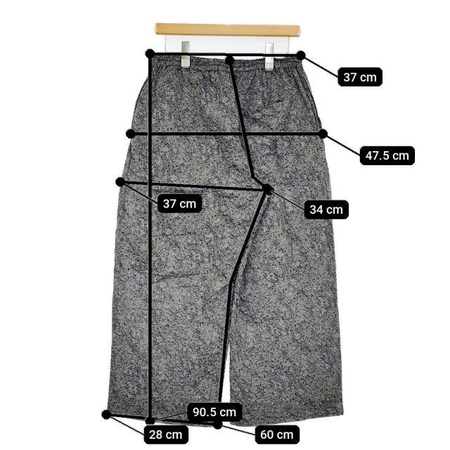 veritecoeur リバティプリントパンツ VC-2643 イージーワイド パンツ