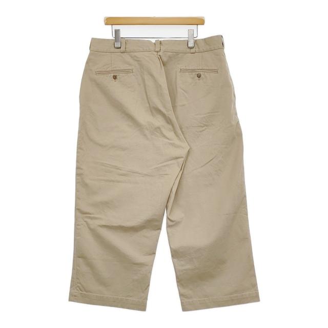 chimala for luxe UNISEX CROPPED CHINO 大きさ34 JOURNAL STANDARD別注 必要経費31900円 チノズボン下 25SS ベージュ ユニ一発やる チマラ【中古】6-0401G♪
