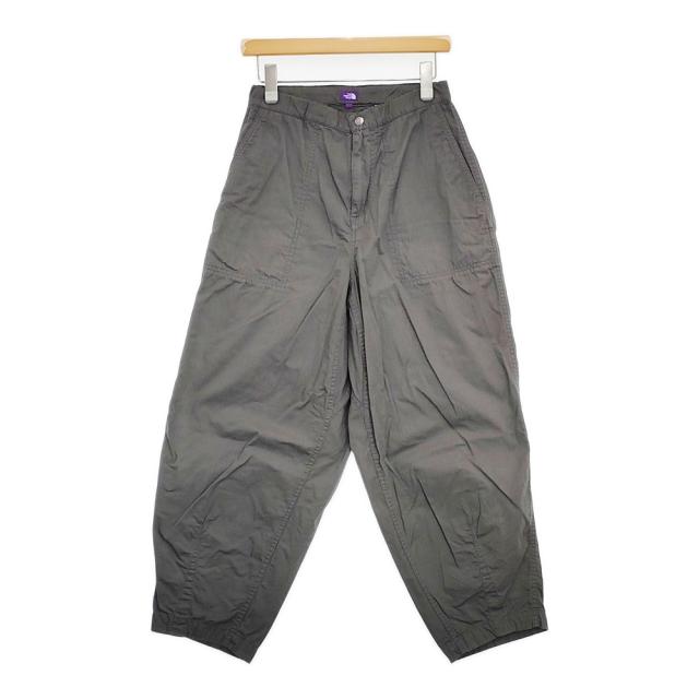 THE NORTH FACE PURPLE LABEL Ripstop Wide Cropped Field Pants リップストップワイドクロップドパンツ クロップドパンツ グレー レディース ザノースフェイスパープルレーベル【中古】6-0525G△