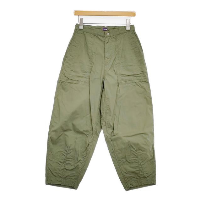 THE NORTH FACE PURPLE LABEL Ripstop Wide Cropped Field Pants リップストップワイドクロップドパンツ クロップドパンツ カーキ レディース ザノースフェイスパープルレーベル【中古】6-0525G△