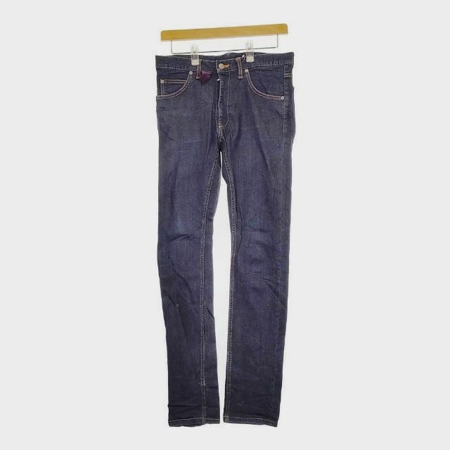 Vivienne Westwood MAN オーブ刺繍 スキニージーンズ デニムパンツ ネイビー メンズ ヴィヴィアンウエストウッドマン【中古】5-0111G∞の通販は