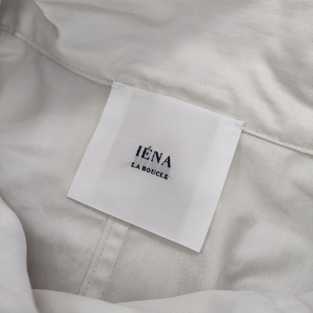 IENA 天使の都市 BOUCLE コットンナイロンタッサーオーバーコート 必要経費41800円 厚地の外套 24SS 自然的 ベージュ レディース イエナラブークル【中古】5-0322M∞