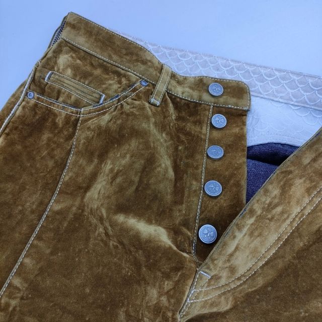 mina perhonen fete テーパードパンツ DN4566 フロッキー パンツ 2023-24aw キャメル レディース ミナペルホネン【中古】5-1116T∞_3