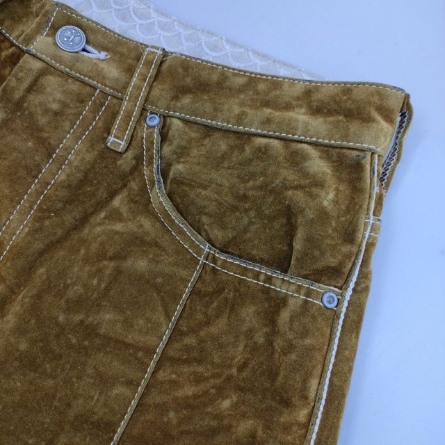 mina perhonen fete テーパードパンツ DN4566 フロッキー パンツ 2023-24aw キャメル レディース ミナペルホネン【中古】5-1116T∞_4