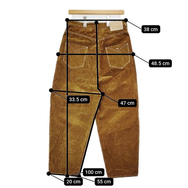 mina perhonen fete テーパードパンツ DN4566 フロッキー パンツ 2023-24aw キャメル レディース ミナペルホネン【中古】5-1116T∞_7