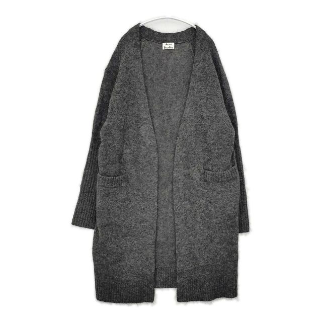 ACNE STUDIOS RAYA MOHAIR PAW15 モヘヤ ロング 羽織  カーディガン チャコールグレー レディース アクネストゥディオズ【中古】6-0105T∞