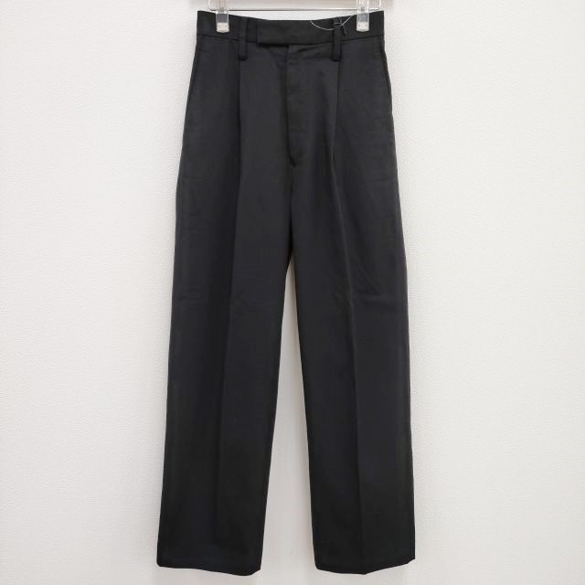 AURALEE/Ron Herman 別注 EXCLUSIVE SUPER FINE WOOL COTTON TWILL PANTS A24SP08RH パンツ 24SS 黒 オーラリー/ロンハーマン【中古】4-0