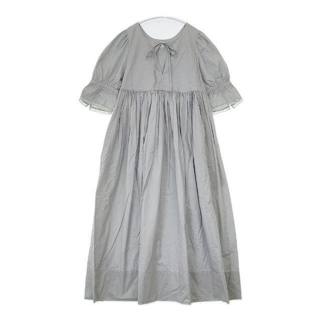 Bilitis dix-sept ans コットンドレス Cotton dress 定価39600円 半袖 ワンピース 23SS グレー レディース ビリティス ディ セッタン【中古】5-0726S∞