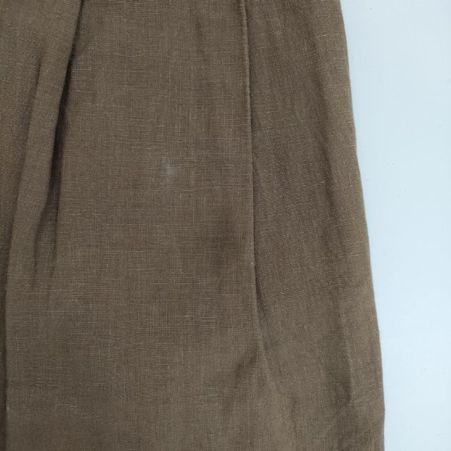 MARGARET HOWELL 578-4143014 DENSE FINE LINEN POPLIN パンツ 24SS