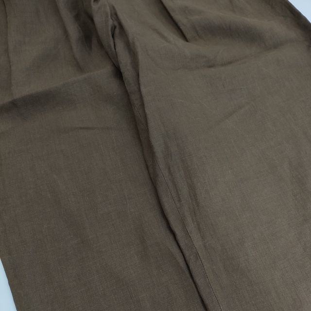 MARGARET HOWELL 578-4143014 DENSE FINE LINEN POPLIN パンツ 24SS