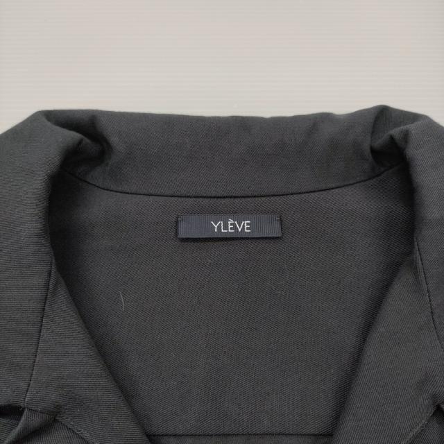 YLEVE COTTON LINEN HIGH TWIST GABARDINE OP 168-3255022 サイズ1 ワンピース Dネイビー 濃紺 レディース イレーヴ【中古】6-0215M♪_3