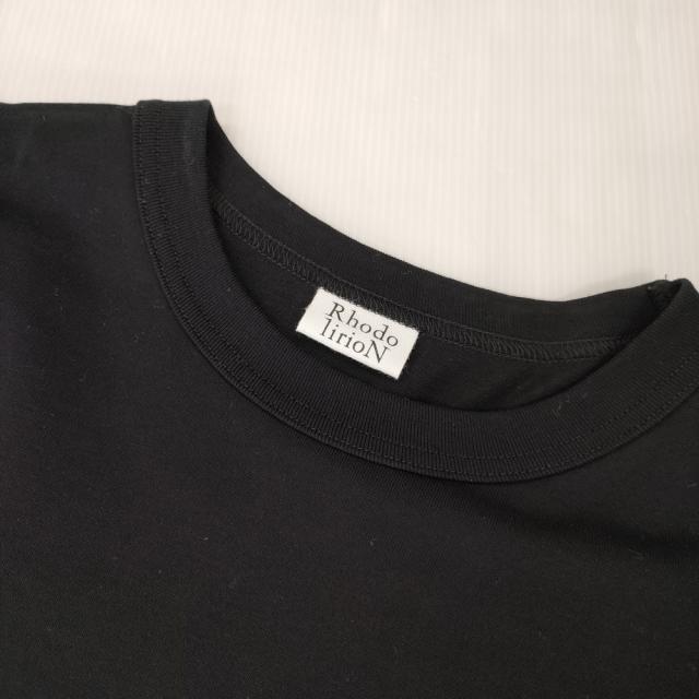 RhodolirioN Swallow Frill Tiered Long Sleeve Tee ティアードフリルロングスリーブT ネペンテス 刺繍 長袖Ｔシャツ カットソー ロンＴ ブラック レディース ロドリリオン【中古】6-0525M△_2