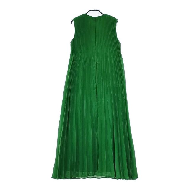 AMERI スパンオーガンジープリーツドレス 01310560820 ノースリーブ ワンピース グリーン レディース アメリ【中古】5-0702S∞
