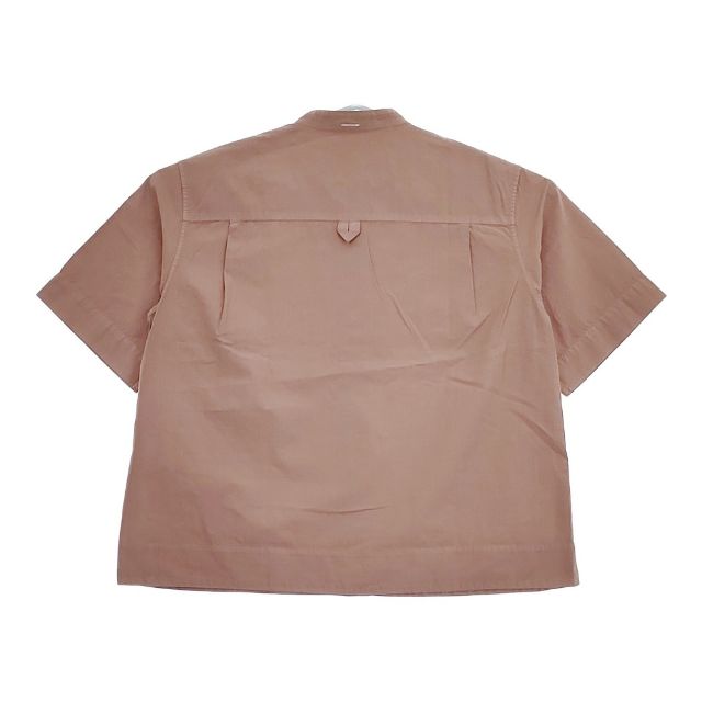 MHL. ORGANIC COTTON SHIRTING 595-4152511 半袖シャツ 24SS MOCHA