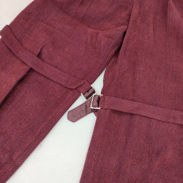 fumika uchida MOLE DOBBY BELTED SLACKS 　FU-K-PT004 パンツ ワインレッド レディース フミカウチダ【中古】5-0820G∞_4