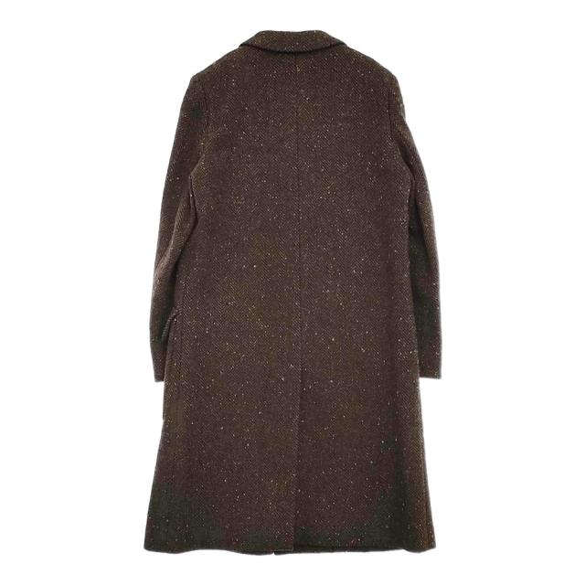 MARGARET HOWELL HERRINGBONE WOOL COAT ヘリンボーンウール チェスターコート ブラウン レディース マーガレットハウエル【中古】5-1222T♪_1