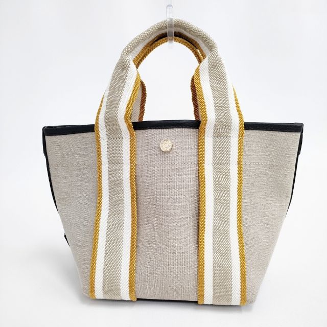 A.D.M.J. Accesoires De Mademoiselle デイリートート トートバッグ ベージュ レディース エーディーエムジェーアクセソワドゥマドモワゼル【中古】5-0918G∞