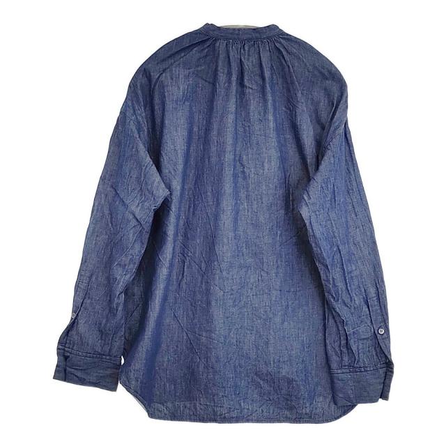 JOURNAL STANDARD L’essage 《SP》フリルデニムシャツ 定価26400円 ブラウス 25AW ブルー レディース ジャーナルスタンダードレサージュ【中古】5-1022M♪
