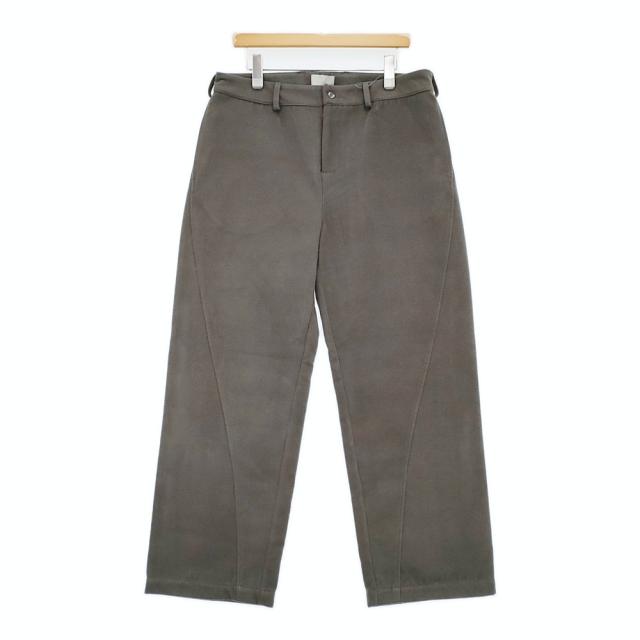 #sturla スターラ 新品 TWISTED SEAM TROUSERS FUZZY TWO FACED サイズL STSP24023-002 パンツ グレー メンズ【中古】6-0109T♪