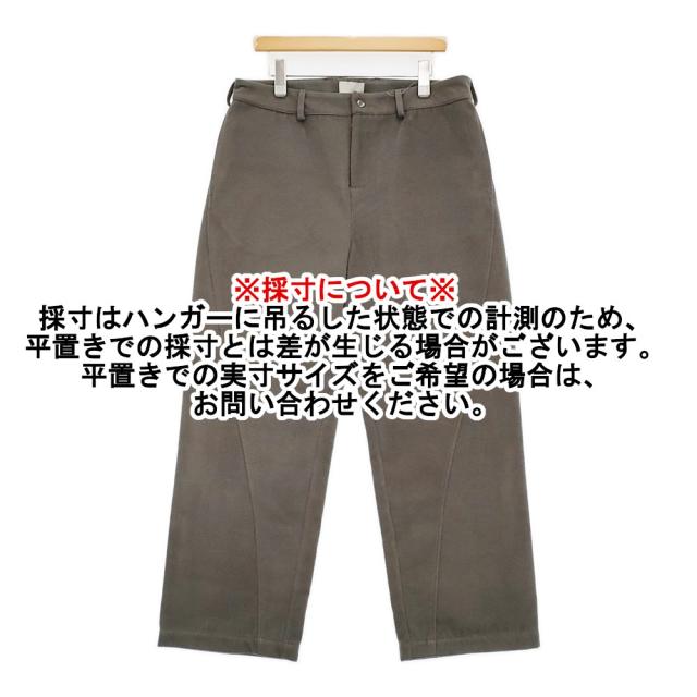 #sturla スターラ 新品 TWISTED SEAM TROUSERS FUZZY TWO FACED サイズL STSP24023-002 パンツ グレー メンズ【中古】6-0109T♪_7