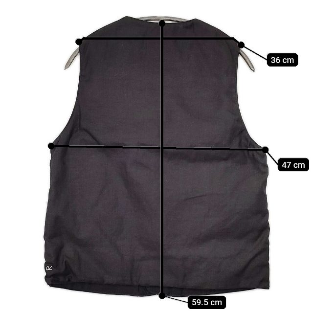 45R/45rpm フォースオックスの908ダウンベスト コットン ダウンベスト