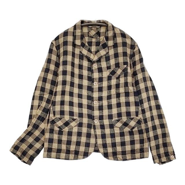 45R/45rpm インドリネンツイルのシャツジャケット（WOMEN） ベージュ ネイビー レディース フォーティーファイブアールピーエム【中古】5-0916M♪