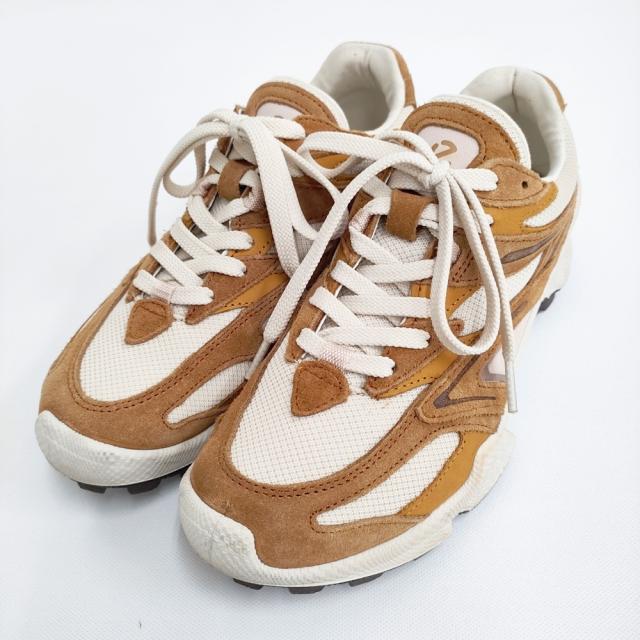 ecco ECCO biom c-trail women 24cm 80347361422 スニーカー 25AW ブラウン ベージュ レディース エコー【中古】6-0109G♪