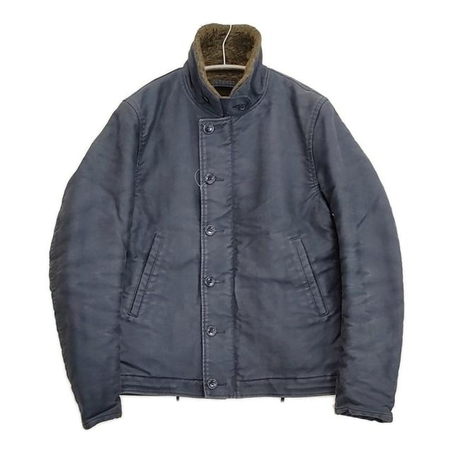 markaware N-1 DECK JACKET サイズ2 デッキジャケット A11C-10BL01C U.S.NAVY ブルゾン ネイビー メンズ マーカウェア【中古】5-1103T♪