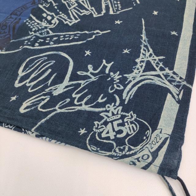 45R/45rpm 45周年記念 バンダナパッチワークのMシャツ（再び