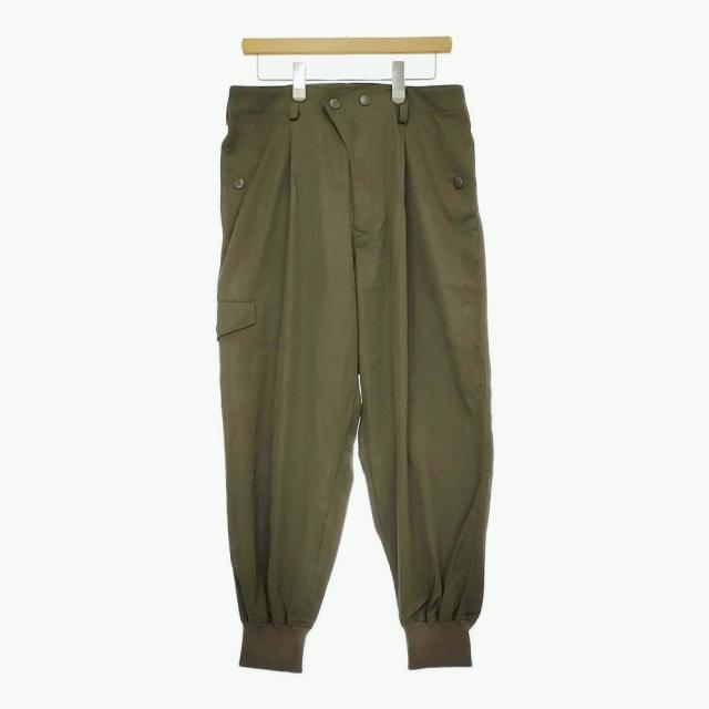 Ujoh Rib Work PNT 定価53900円 M751-P51-500 サイズ2 リブワーク パンツ 24SS カーキ メンズ ウジョー【中古】5-0228M♪