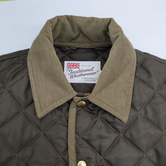 Traditional Weatherwear WAVERLY TWW BF SHORT  定価28600円 中綿 キルティングジャケット カーキ レディース トラディショナルウェザーウェア【中古】6-0121T∞_2