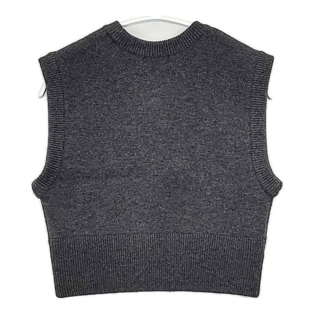THE RERACS カシミヤ混 ノースリーブニット 23FW-REKN-362L ベスト 23AW チャコールグレー レディース ザリラクス【中古】6-0122T∞_1