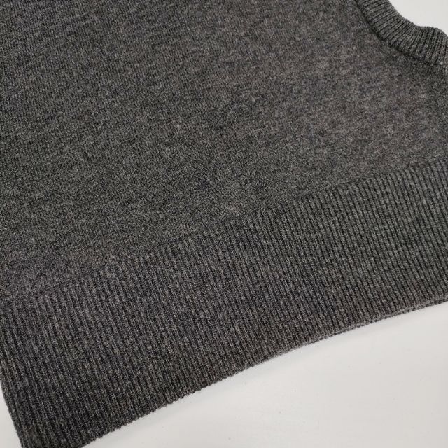 THE RERACS カシミヤ混 ノースリーブニット 23FW-REKN-362L ベスト 23AW チャコールグレー レディース ザリラクス【中古】6-0122T∞_3