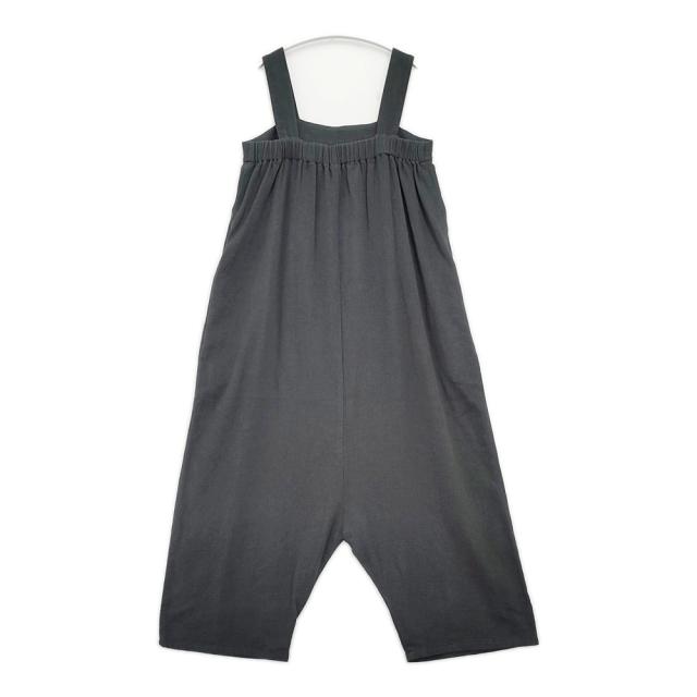 vie evam eva cotton linen salopette サイズ1 V231T923 コットンリネン サロペット Cグレー レディース ヴィー エヴァムエヴァ【中古】6-0329M♪_1