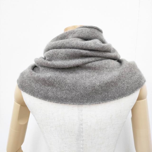 vie evam eva カシミア ループストール 無地 スヌード グレージュ レディース ヴィー エヴァムエヴァ【中古】6-0122T◎_1