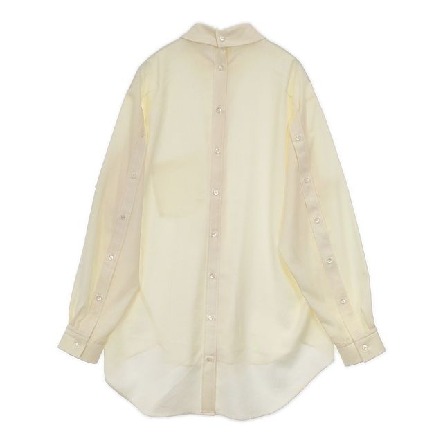 Ujoh Full Open Shirt M761-B50-500 長袖シャツ ベージュ メンズ ウジョー【中古】6-0411M∞_1