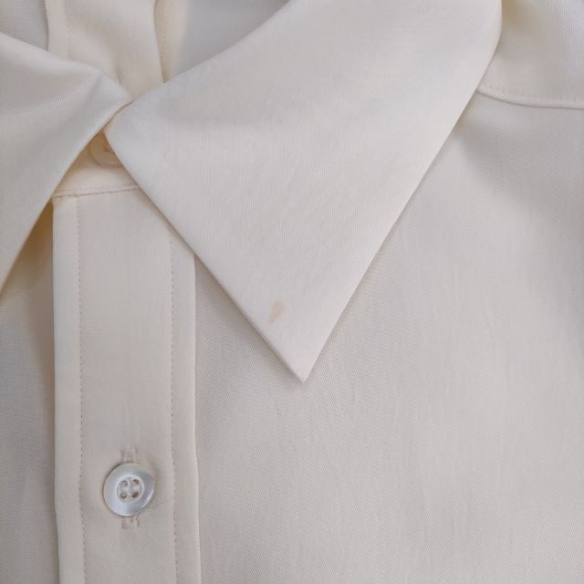 Ujoh Full Open Shirt M761-B50-500 長袖シャツ ベージュ メンズ ウジョー【中古】6-0411M∞_3